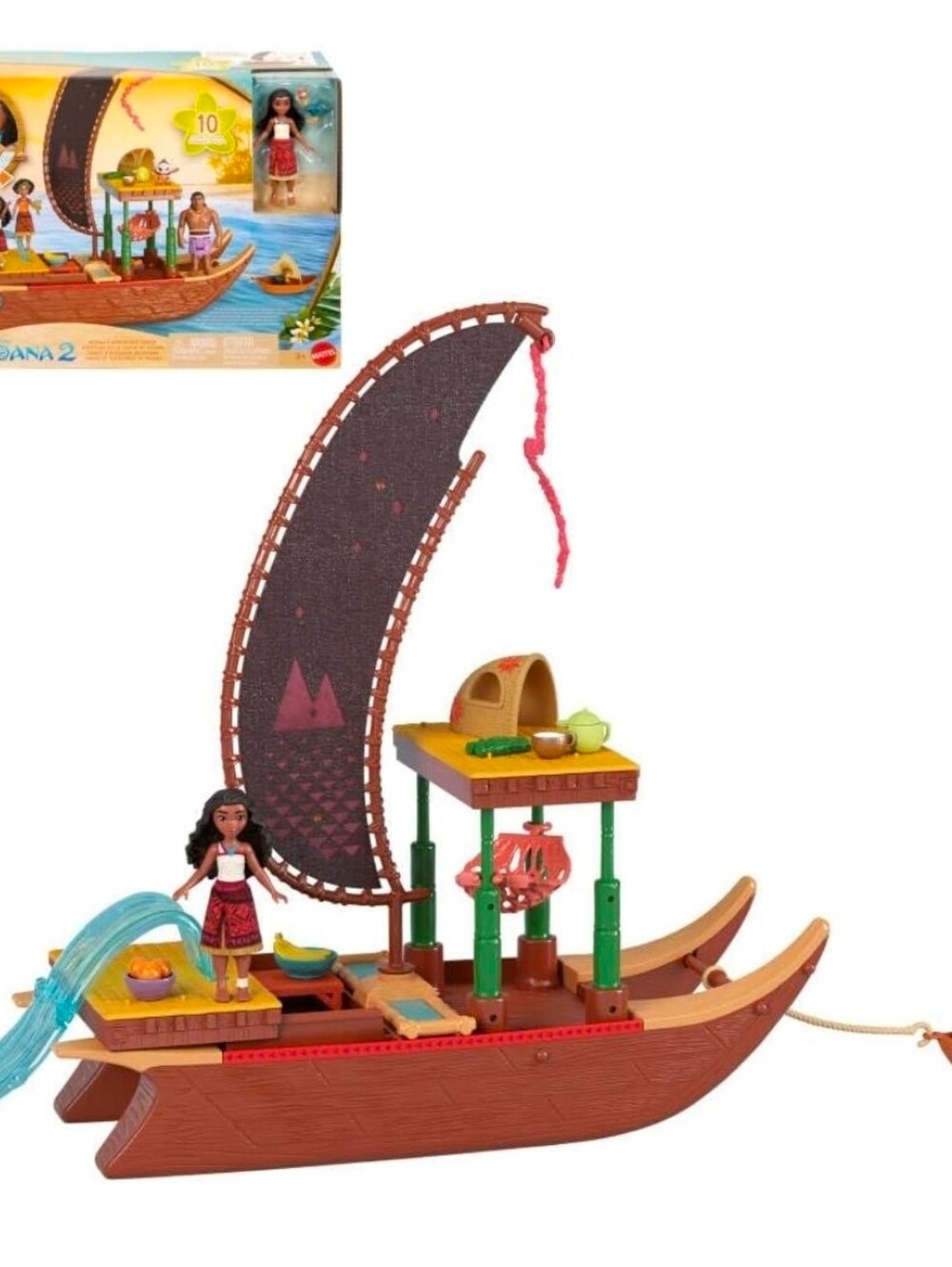 Moana 2 Island Adventures Playset Mattel Disney Moana Toy Set